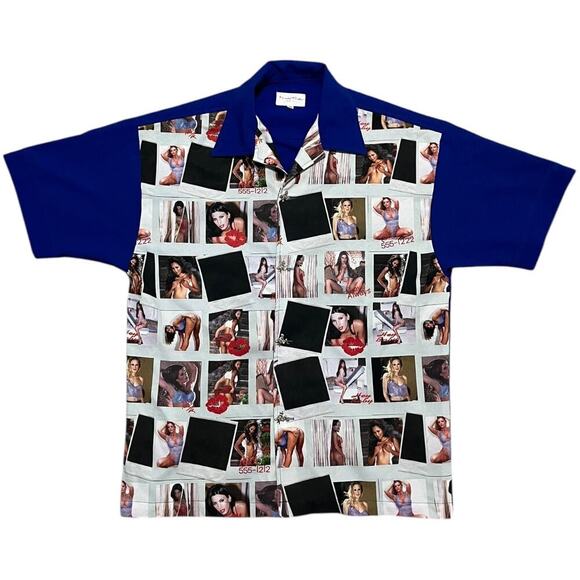 Adult Female Stars Polaroid Vintage 90’s Knob Ryder Bowling Shirt